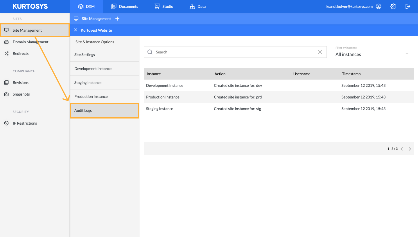 How to manage your site using Kurtosys DXM 8