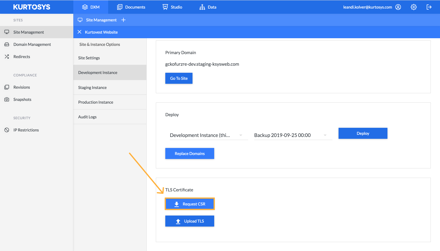 How to manage your site using Kurtosys DXM 3