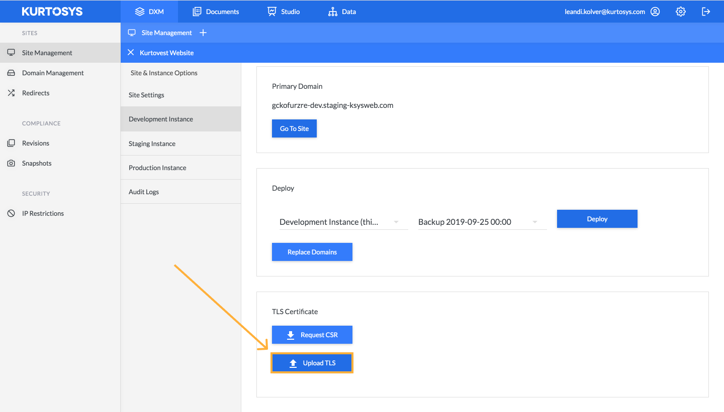 How to manage your site using Kurtosys DXM 4