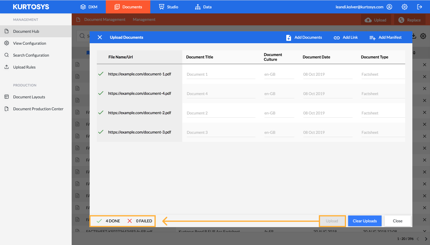 How to add linked documents to the Document Hub 12