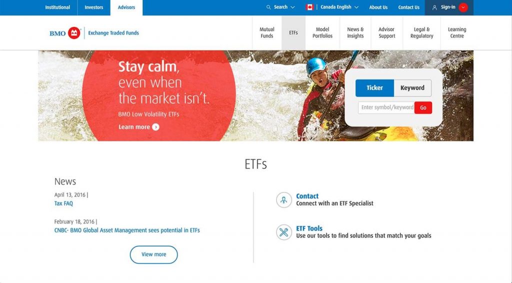 14 of the Best Designed ETF Websites 6