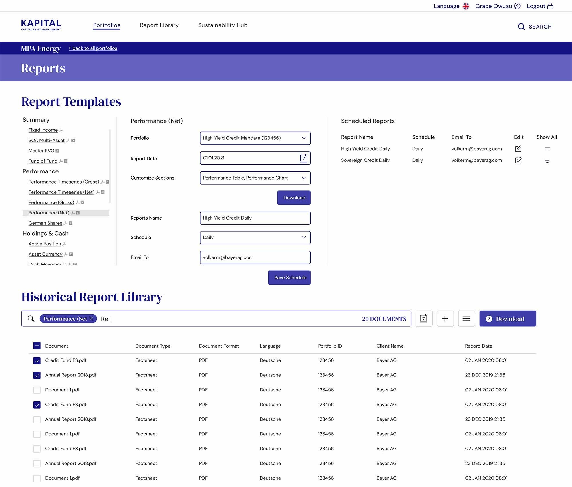 Investor Portal 5