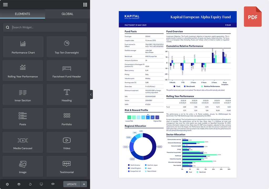 Fund Factsheet Automation