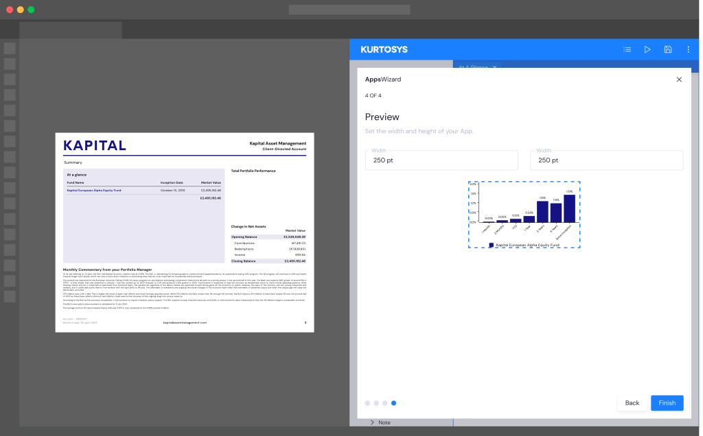 New feature: Investment Reporting made easy, using Studio for InDesign 2