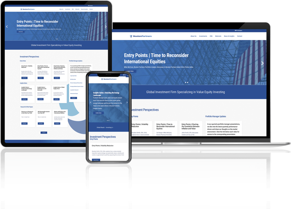 Boston Partners Website Devices