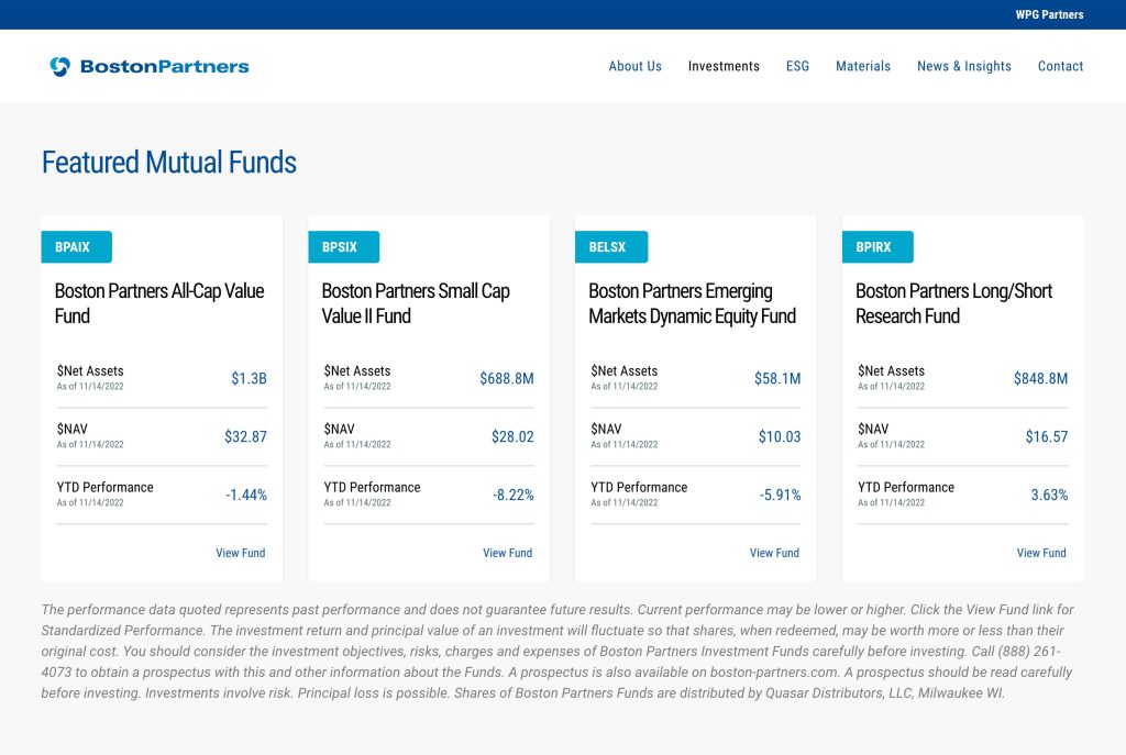 How Boston Partners keep evolving their investment management websites 1