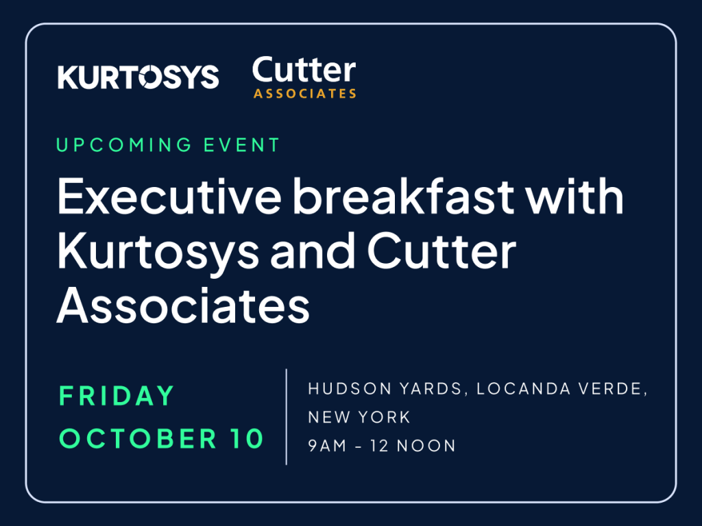 Executive breakfast with Kurtosys and Cutter Associates